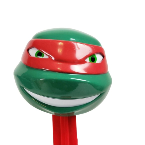 Teenage Mutant Ninja Turtle Raphael Giant Pez Candy Dispenser TMNT Fits Peez Pac - Picture 2 of 10